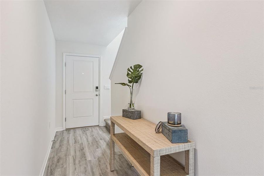 Furnished interior view inside a new home in Danbury at Ridgewood Lakes, Davenport (Image 5). Furnished interior view inside a new home in Danbury at Ridgewood Lakes, Davenport (Image 5).