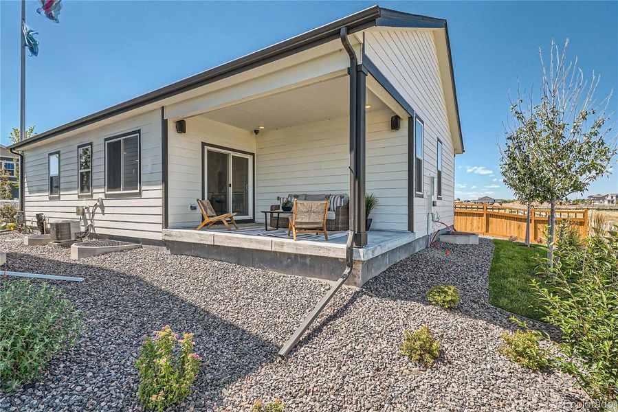 Covered patio