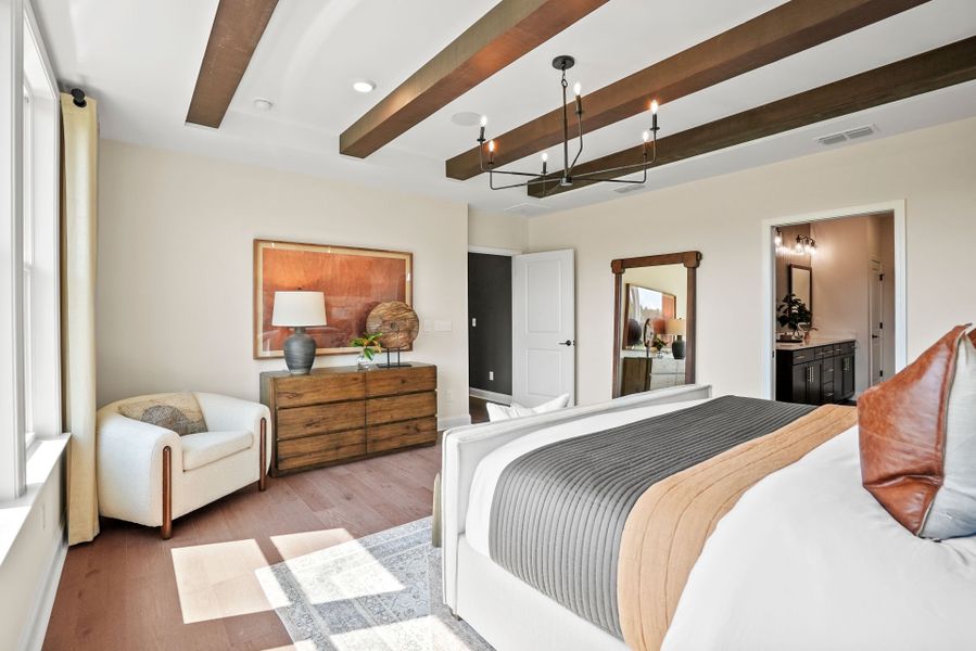 Representative furnished interior of a home built from the Stellar by Del Webb in Carolina Riverside, Belmont (Image 15). Representative furnished interior of a home built from the Stellar by Del Webb in Carolina Riverside, Belmont (Image 15).