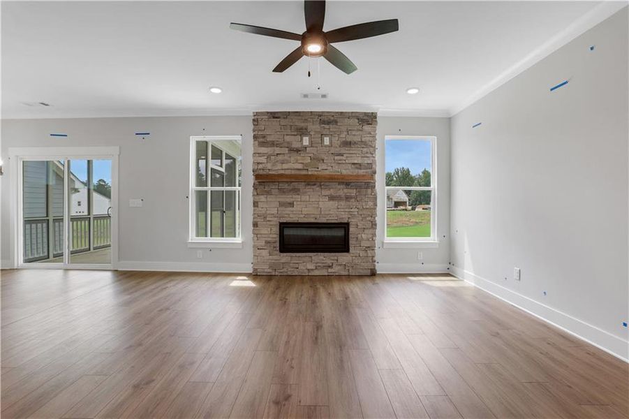 Spacious, unfurnished interior of a new home in , Loganville (Image 31).