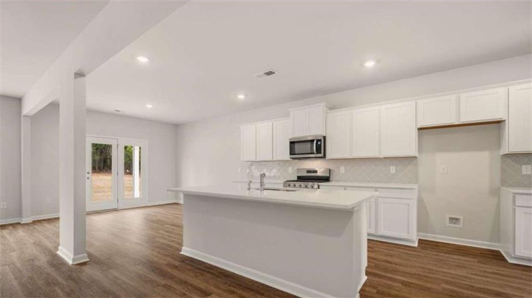 Furnished interior view inside a new home in Bridle Creek, Locust Grove (Image 3).