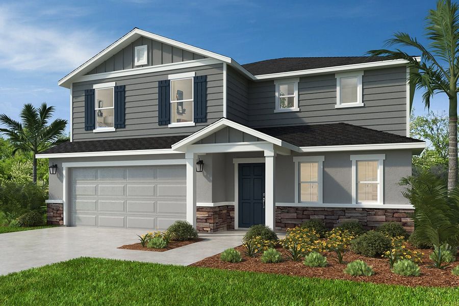 Exterior G with optional stone Exterior G with optional stone