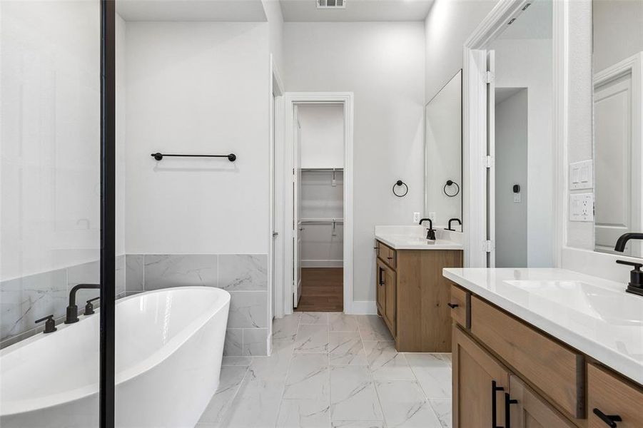 Furnished interior view inside a new home in , McKinney (Image 12).