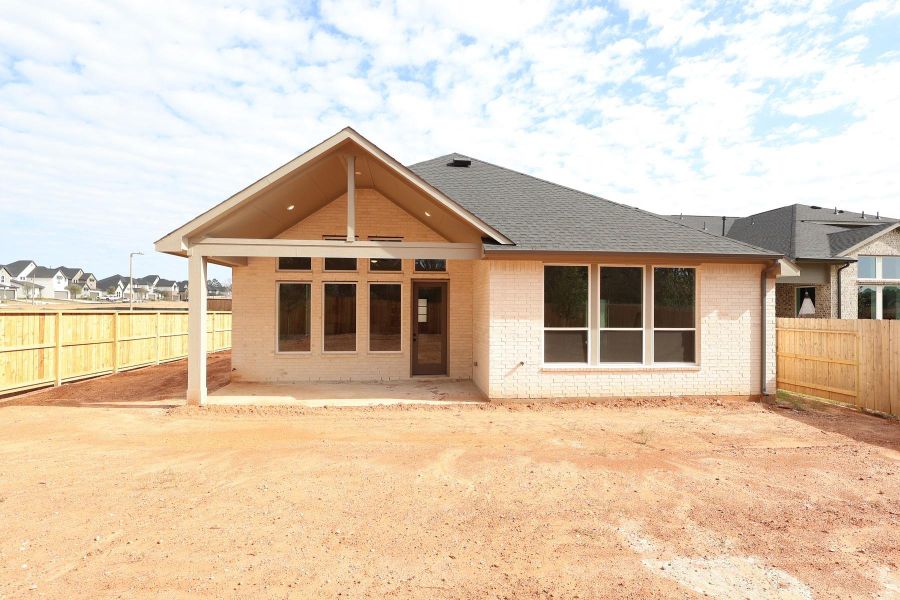 Exterior details and patio area of a home in Clopton Farms, Montgomery (Image 2). Exterior details and patio area of a home in Clopton Farms, Montgomery (Image 2).