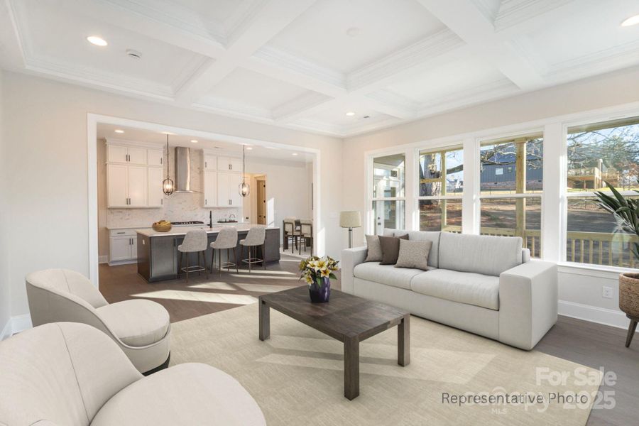 Furnished interior view inside a new home in Edmunds Farm, Clover (Image 9).