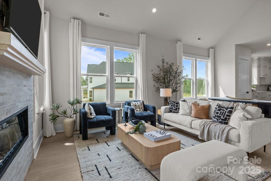 Furnished interior view inside a new home in Lakeside Pointe, Sherrills Ford (Image 11).