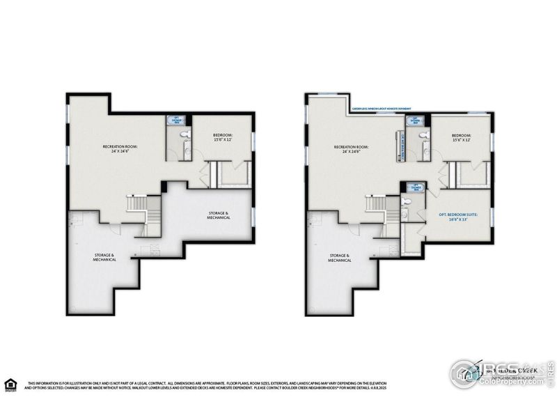 2D floor plan layout of this home in , Broomfield, CO (Image 2).