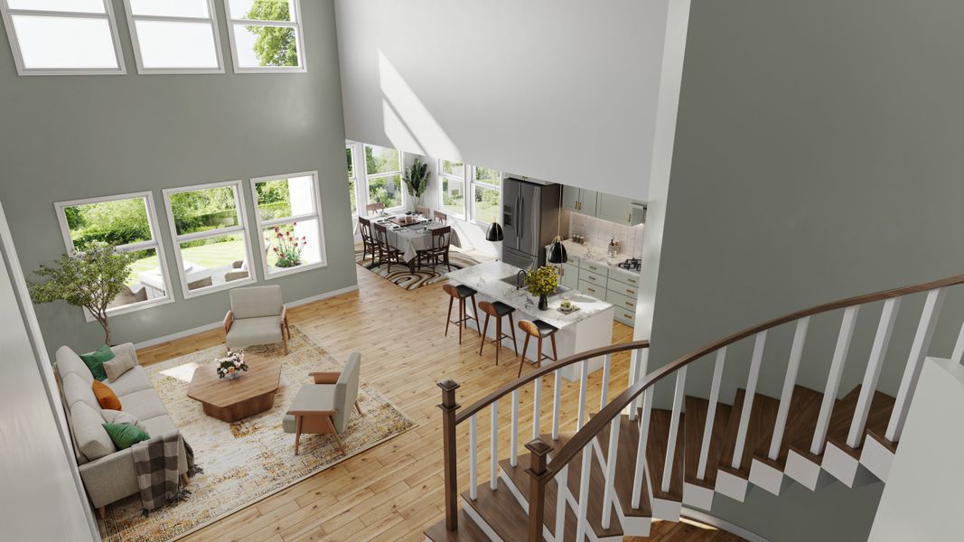 Representative furnished interior of a home built from the Florence by Tricoast Homes in Lago Mar 50' & 55', Texas City (Image 8). Representative furnished interior of a home built from the Florence by Tricoast Homes in Lago Mar 50' & 55', Texas City (Image 8).