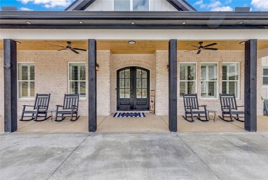Exterior details and patio area of a home in , Bethlehem (Image 4).