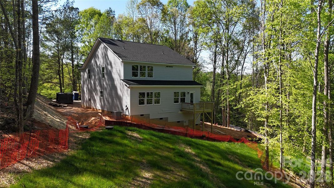 Exterior details and patio area of a home in , Statesville (Image 3).