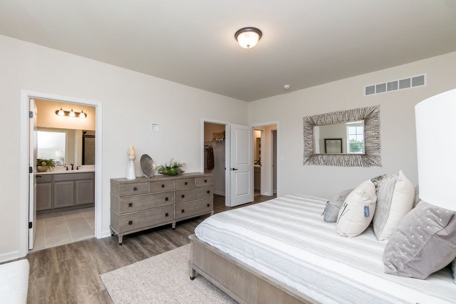 Furnished interior view inside a new home in Mystic Ridge, Whitmore Lake (Image 44).