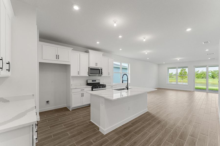 Furnished interior view inside a new home in , Port St. Lucie (Image 4).