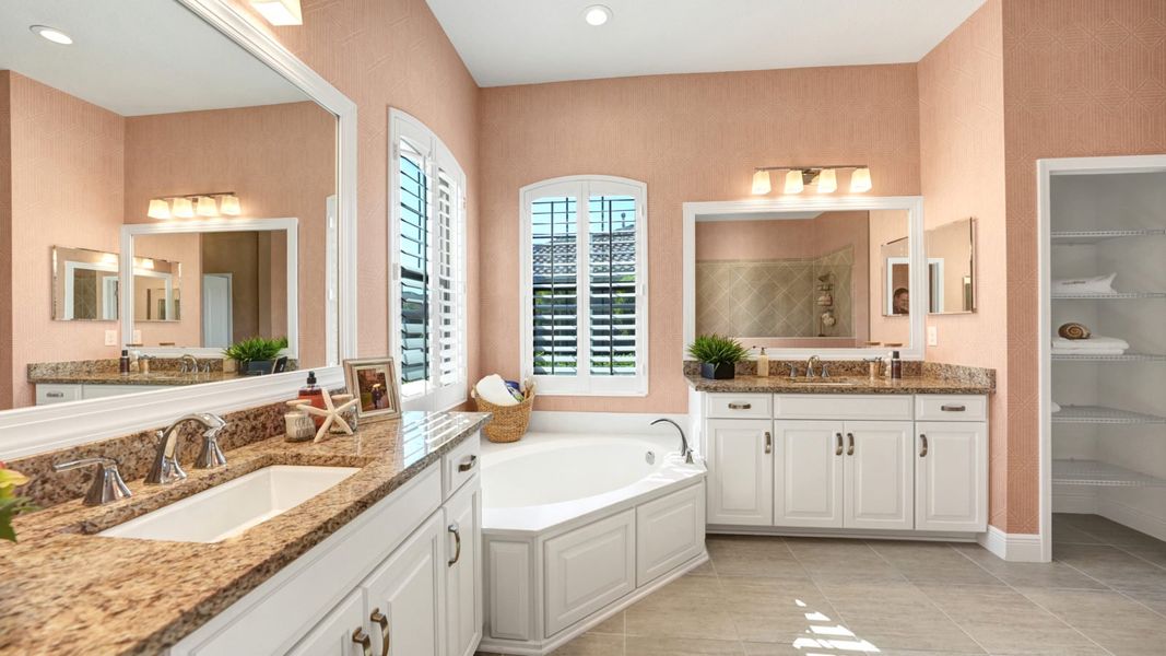 Representative furnished interior of a home built from the Sanibel 2 by Neal Communities in Boca Royale Golf & Country Club at Wellen Park, Englewood (Image 18).