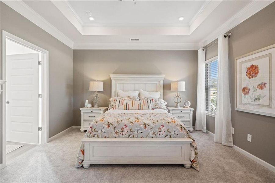 Furnished interior view inside a new home in Allen Manor, Hoschton (Image 17).