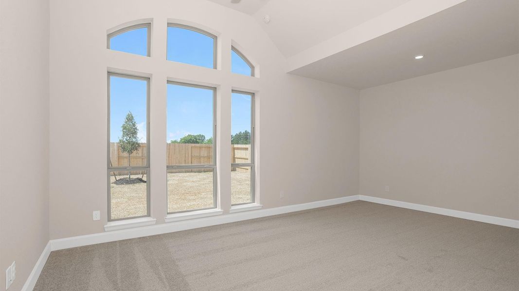 Spacious, unfurnished interior of a new home in Legacy Prairie at Katy Court, Katy (Image 7).