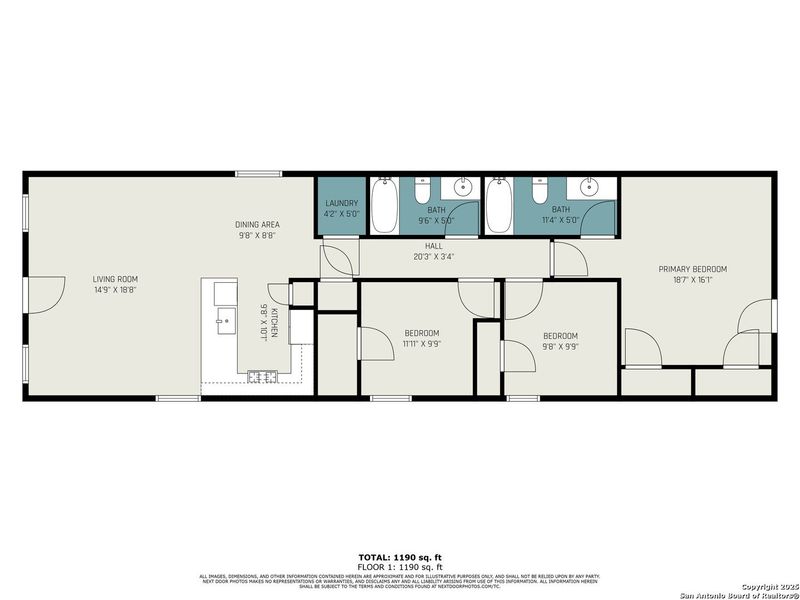 2D floor plan layout of this home in Silos: Broadview Collection, San Antonio, TX (Image 3). 2D floor plan layout of this home in Silos: Broadview Collection, San Antonio, TX (Image 3).
