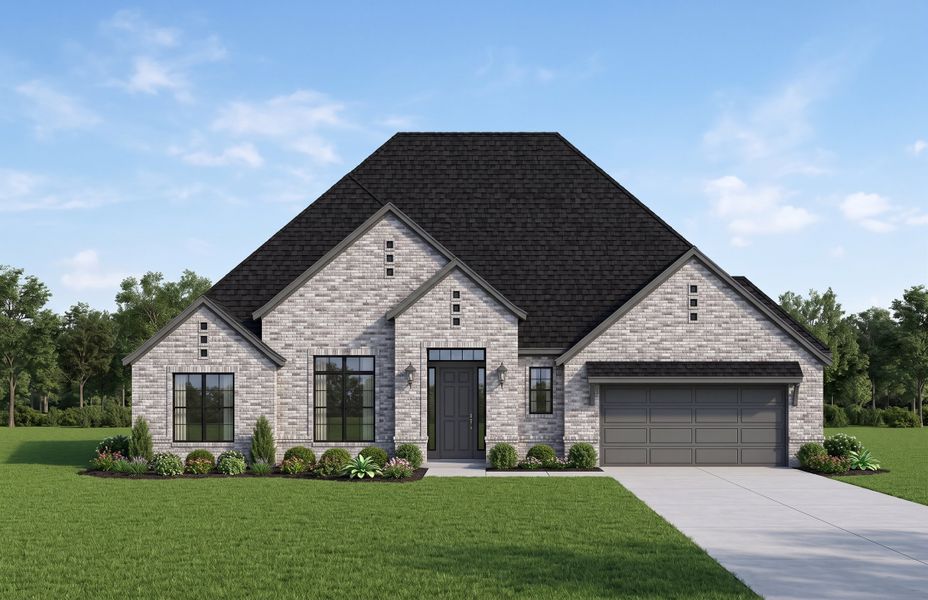 Representative exterior photo of a completed home built from the Palisades by Our Country Homes in LeTara, Haslet, TX (Image 4).