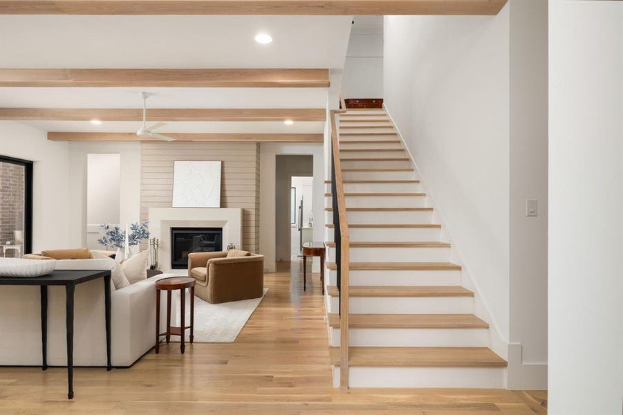 Furnished interior view inside a new home in , Dallas (Image 12).