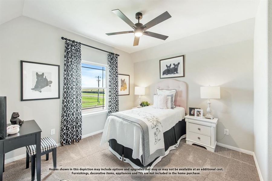 Furnished interior view inside a new home in The Oaks, Red Oak (Image 28). Furnished interior view inside a new home in The Oaks, Red Oak (Image 28).