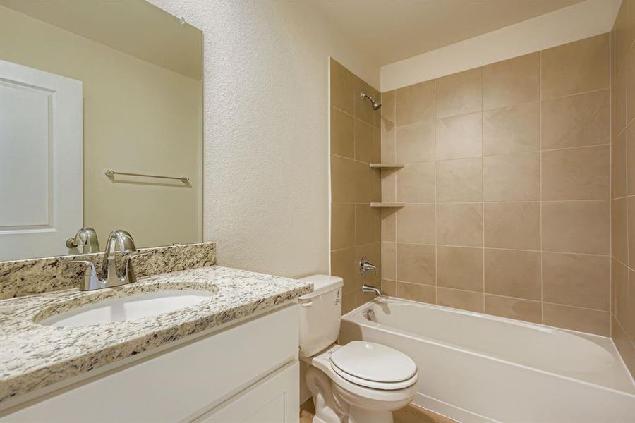 Furnished interior view inside a new home in Middlefield Village, Dallas (Image 12). Furnished interior view inside a new home in Middlefield Village, Dallas (Image 12).