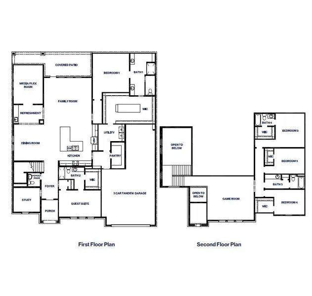 2D floor plan layout of this home in Riverside Estates, Baytown, TX (Image 2). 2D floor plan layout of this home in Riverside Estates, Baytown, TX (Image 2).