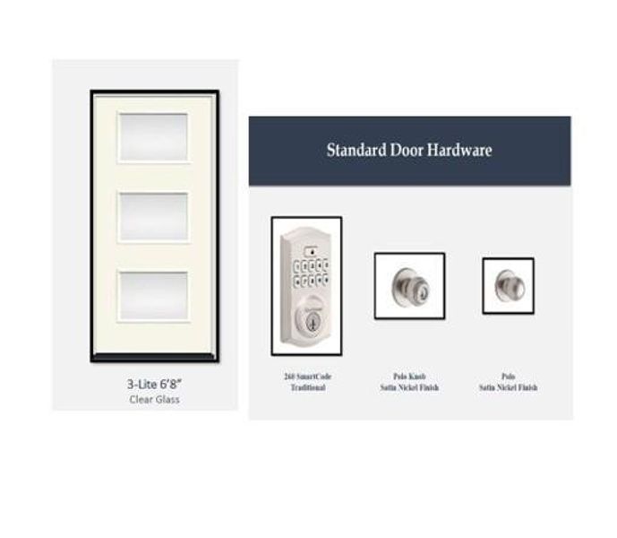 Sample of building materials used in homes in Laurel Landing, Alvin (Image 4).