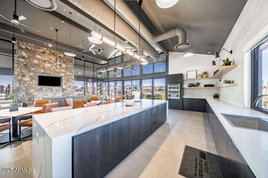 Inside Clubhouse Kitchen 2