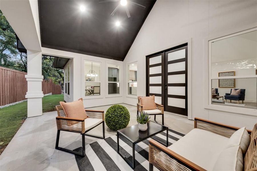 Furnished interior view inside a new home in , Fort Worth (Image 34).