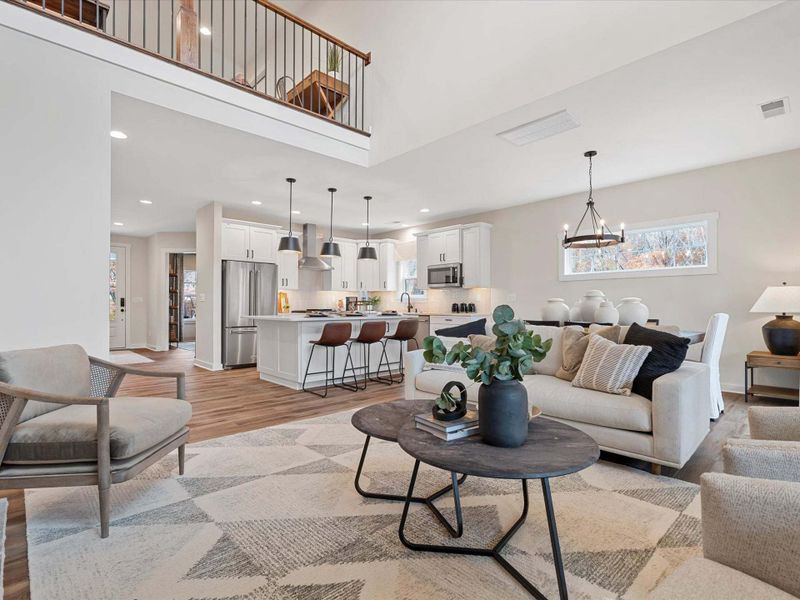 Family Room & Classic Kitchen