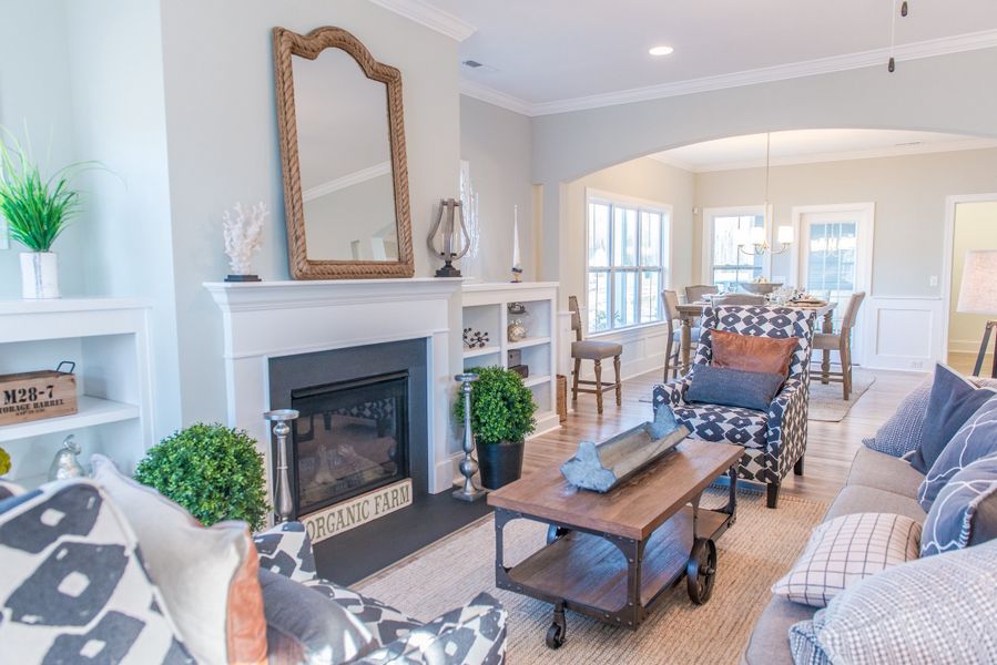 Representative furnished interior of a home built from the Hadley by Bill Clark Homes in The Sanctuary at Sunset Beach, Sunset Beach (Image 11). Representative furnished interior of a home built from the Hadley by Bill Clark Homes in The Sanctuary at Sunset Beach, Sunset Beach (Image 11).