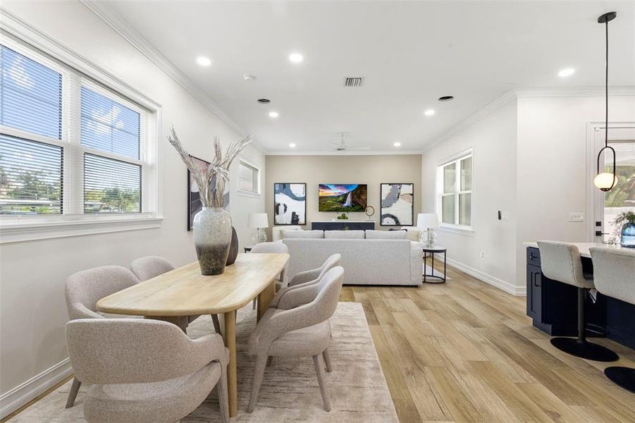 Furnished interior view inside a new home in , St. Petersburg (Image 48).