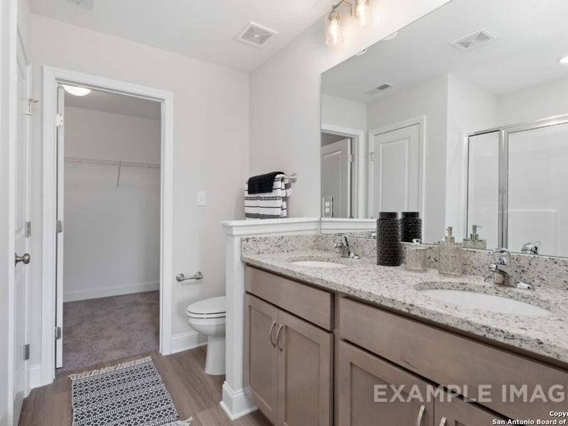Furnished interior view inside a new home in Bricewood, San Antonio (Image 9).