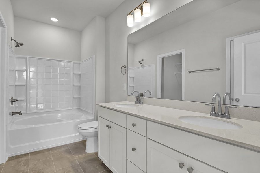 Furnished interior view inside a new home in Grand Park, Leland (Image 9).