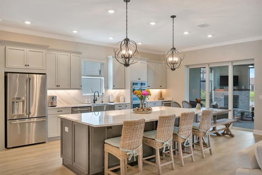 Furnished interior view inside a new home in , Palmetto (Image 18).
