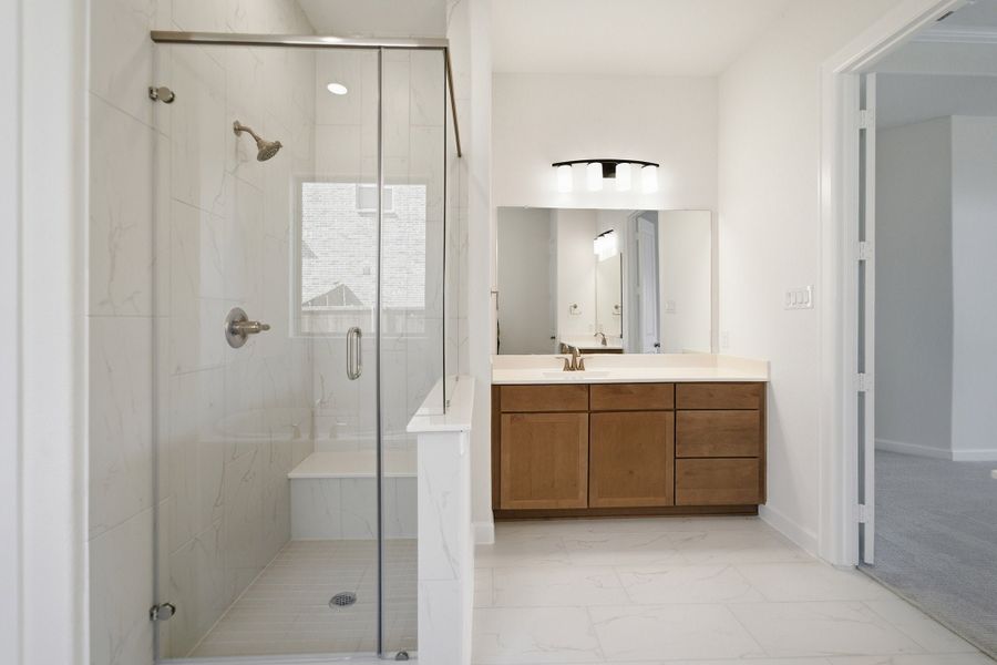Furnished interior view inside a new home in Sonoma Verde, Heath (Image 14).