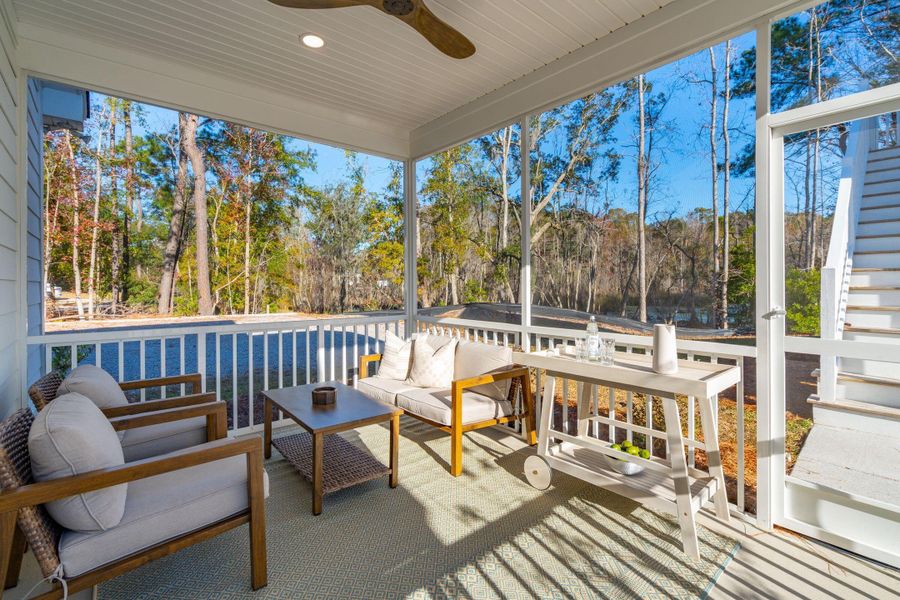 Furnished interior view inside a new home in Waterloo Estates, Johns Island (Image 11).