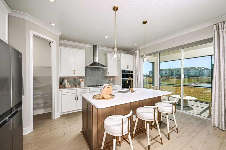 Representative furnished interior of a home built from the Woodruff by Mattamy Homes in Pendleton at Chapel Crossings, Wesley Chapel (Image 2).