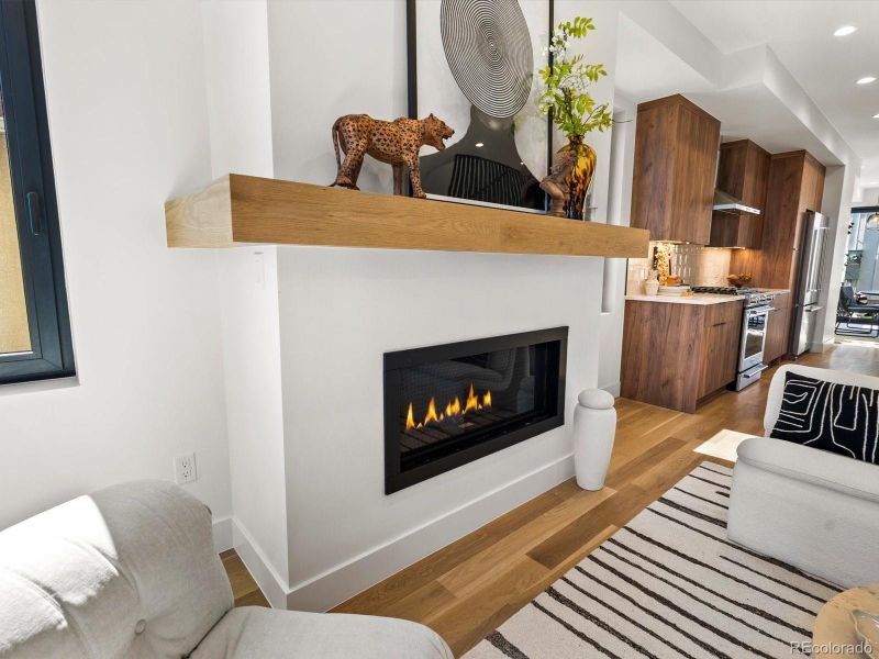 Furnished interior view inside a new home in , Denver (Image 45).