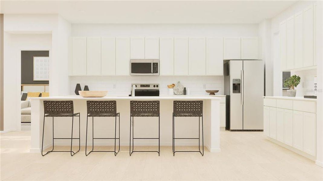 Furnished interior view inside a new home in Bridgewalk, St. Cloud (Image 4).
