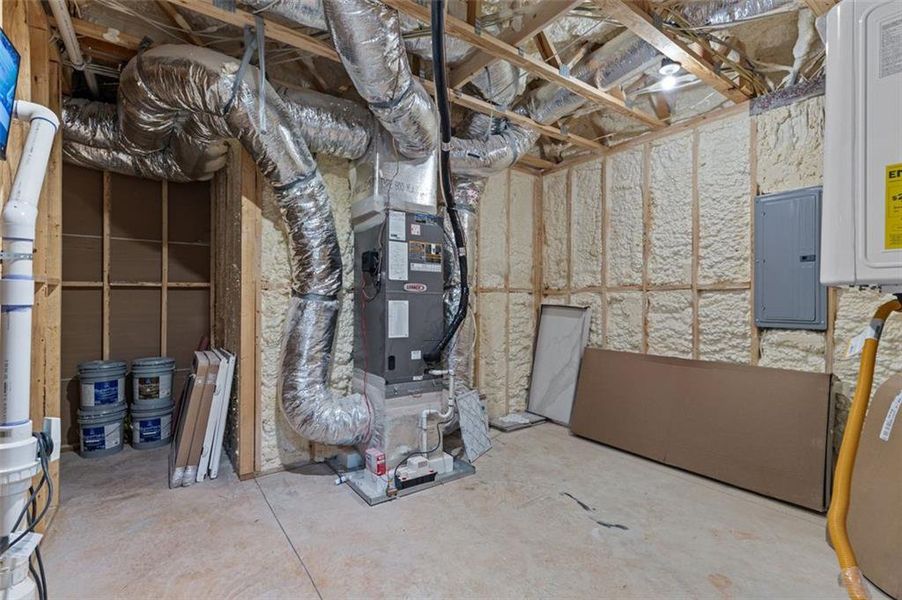 Furnished interior view inside a new home in , Winder (Image 45).