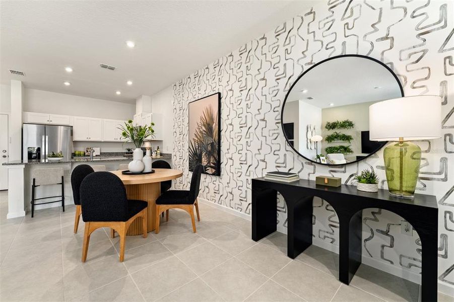 Furnished interior view inside a new home in Gardenia Reserve, Apopka (Image 15). Furnished interior view inside a new home in Gardenia Reserve, Apopka (Image 15).