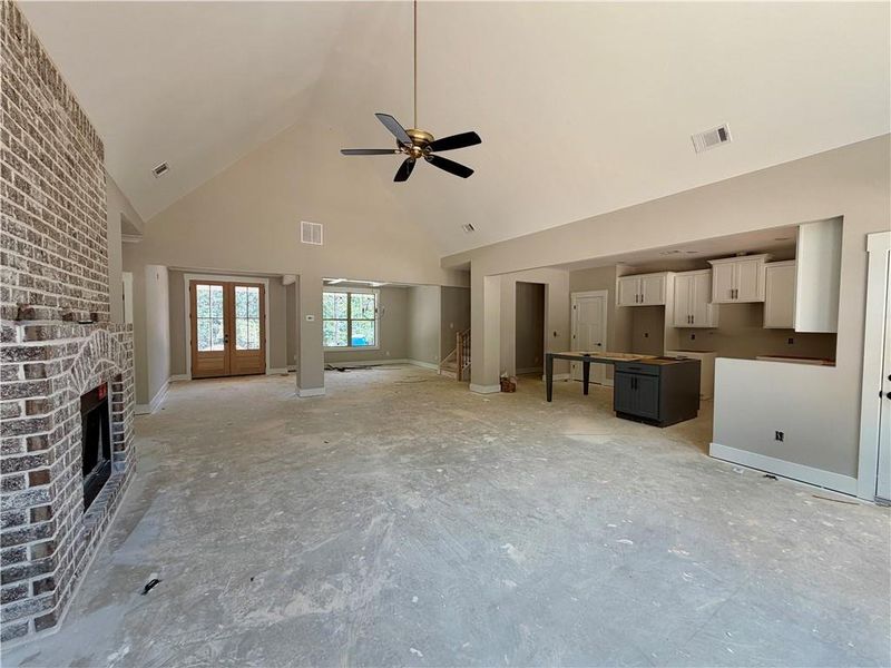 In-progress construction of a new home in , Dallas, GA (Image 20).