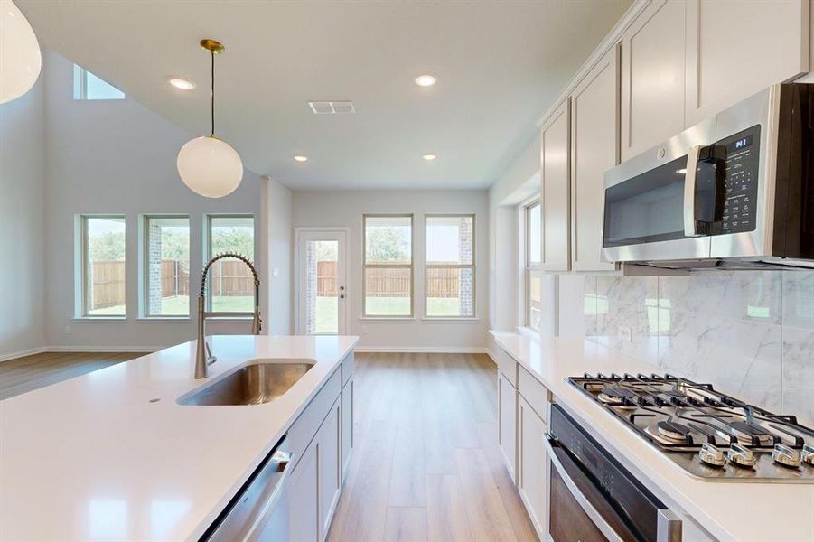 Furnished interior view inside a new home in Lilybrooke at Legacy Hills, Celina (Image 5).