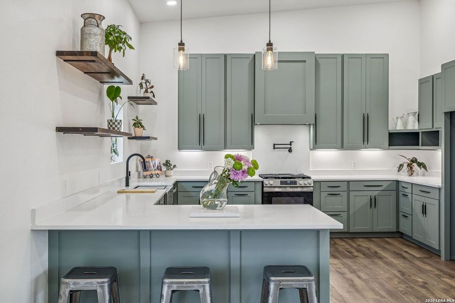 Furnished interior view inside a new home in , Castroville (Image 9).