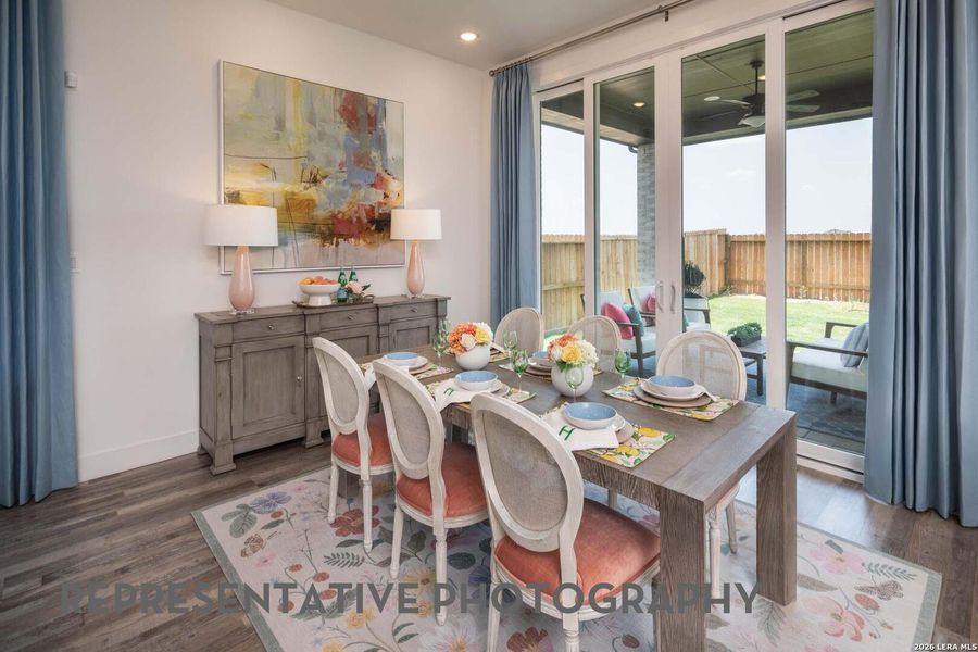 Furnished interior view inside a new home in The Ranches at Creekside, Boerne (Image 29). Furnished interior view inside a new home in The Ranches at Creekside, Boerne (Image 29).