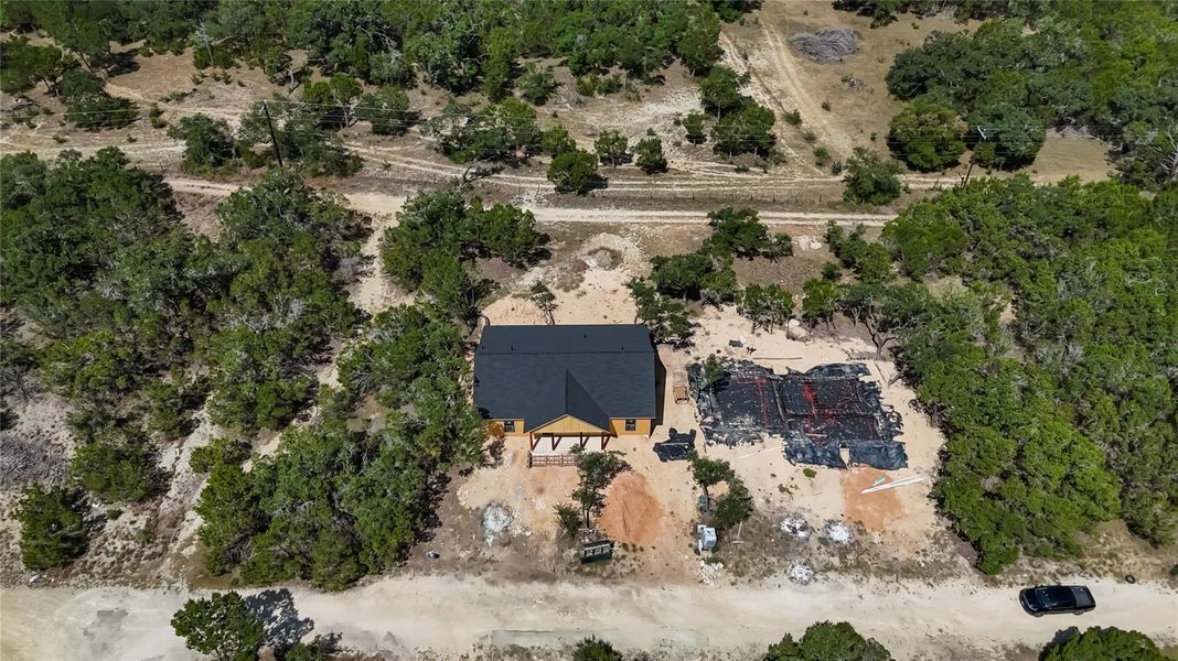 Aerial photos of construction as of 9/16/25