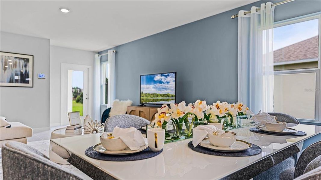 Furnished interior view inside a new home in Angeline, Land O' Lakes (Image 9). Furnished interior view inside a new home in Angeline, Land O' Lakes (Image 9).