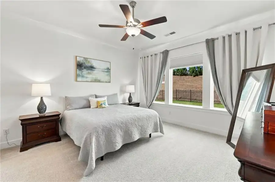Furnished interior view inside a new home in The Retreat at Sterling on the Lake 48', Flowery Branch (Image 12).