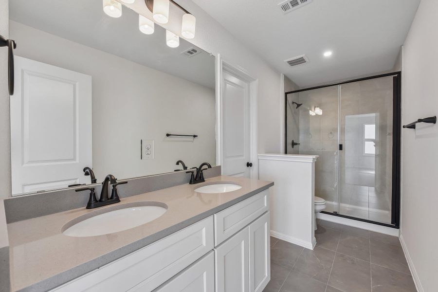 Furnished interior view inside a new home in Saddle Ridge at Wildhorse Ranch, Austin (Image 4).