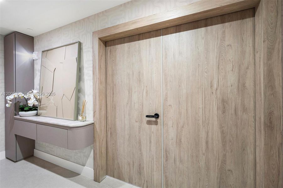 Close-up of interior finishes inside a home in , Miami (Image 20).